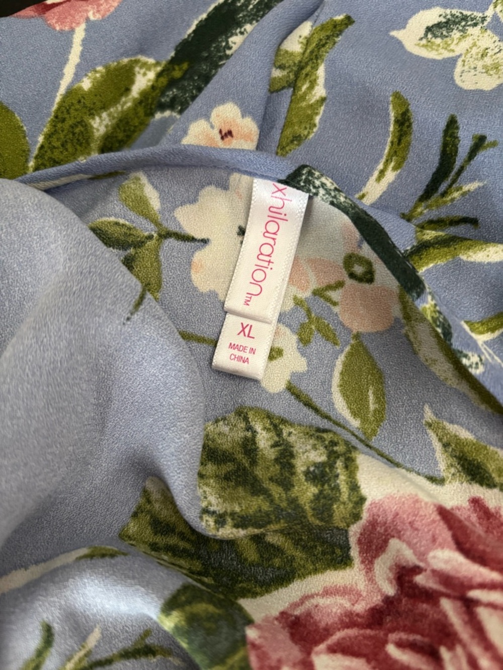 Xhilaration Floral Dress in Light Blue - Picture 4 of 4